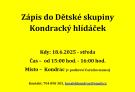 zápis do dětské skupiny